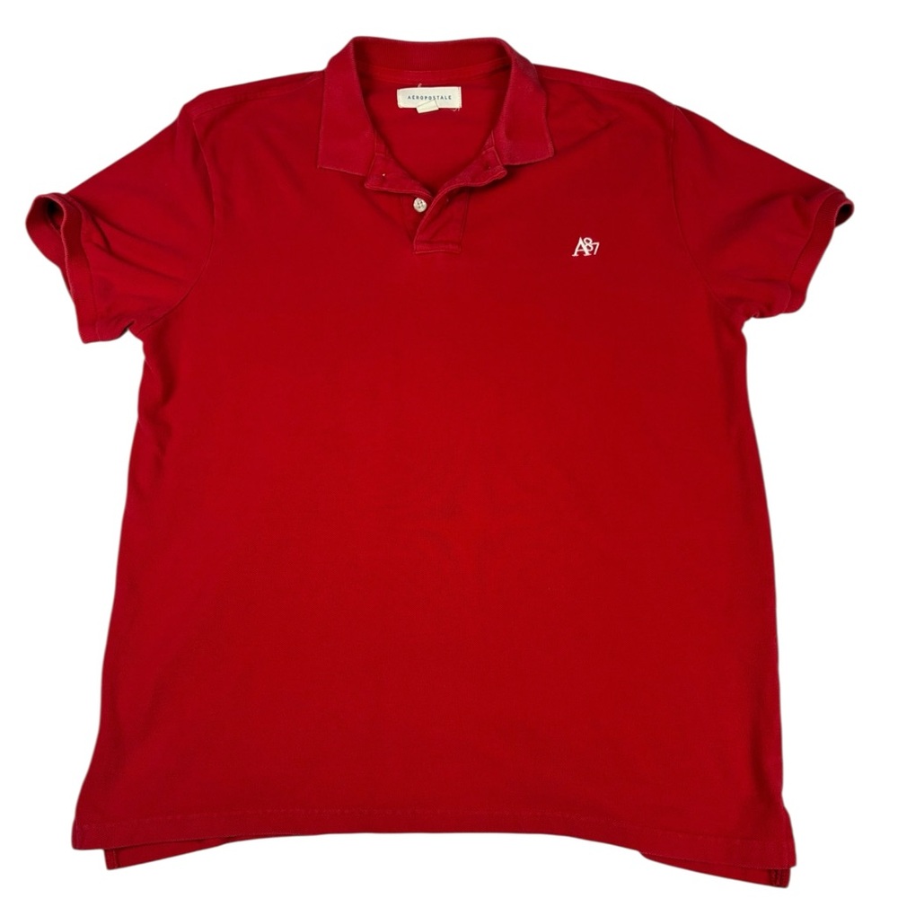 Aeropostale Classic Red Polo Shirt